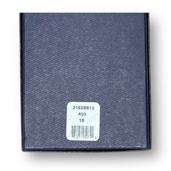 NEW Brooks Brothers Suspenders Braces Navy Blue Adjustable Red Wine Leather - Picture 3 of 4